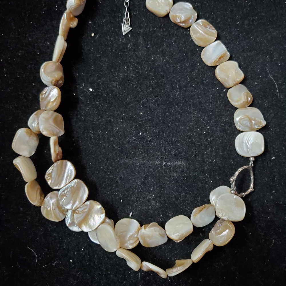 Silpada Mother Of Pearl Sterling Silver Necklace